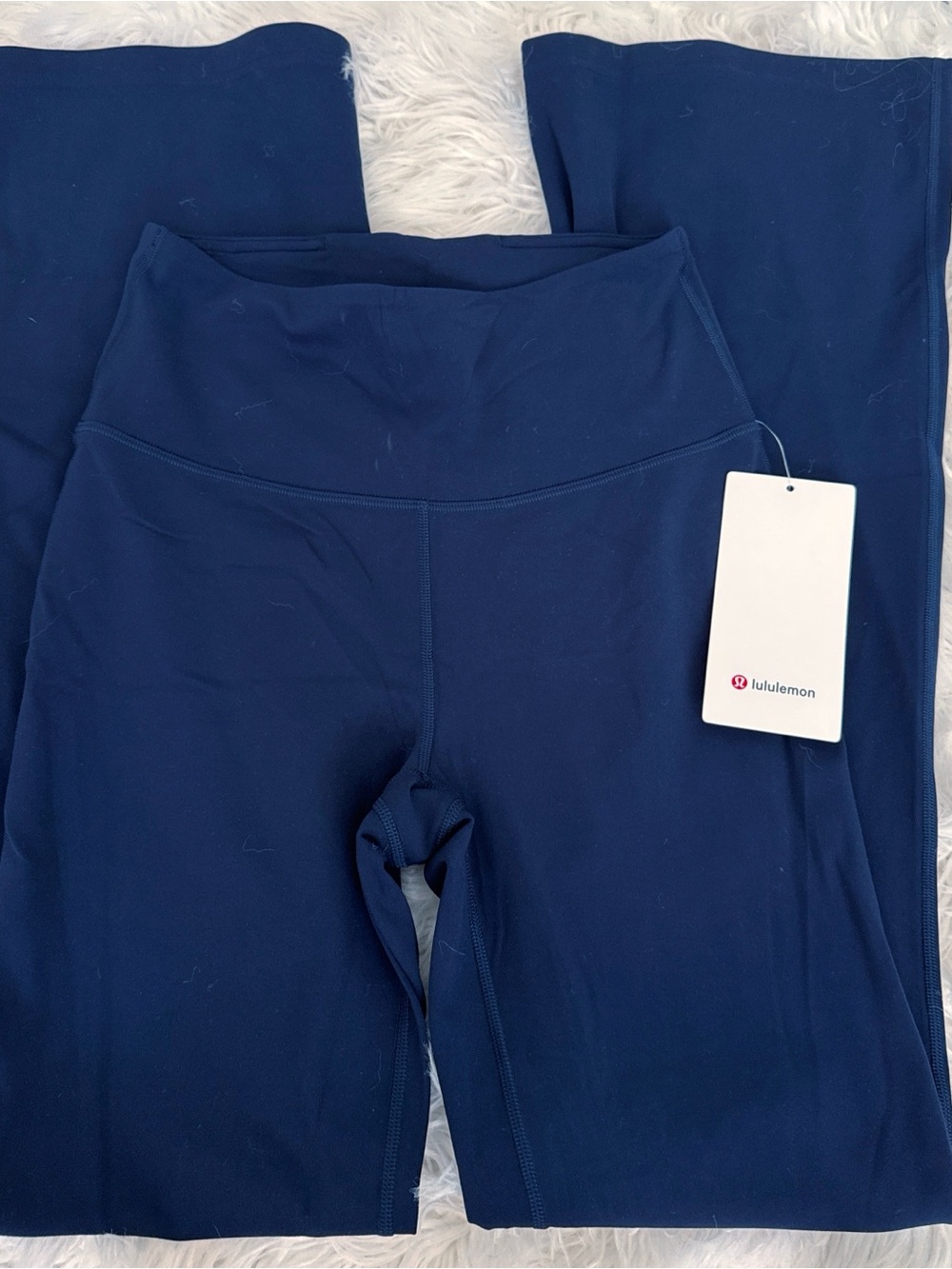 lululemon athletica Navy Groove SH'R Flared Pants